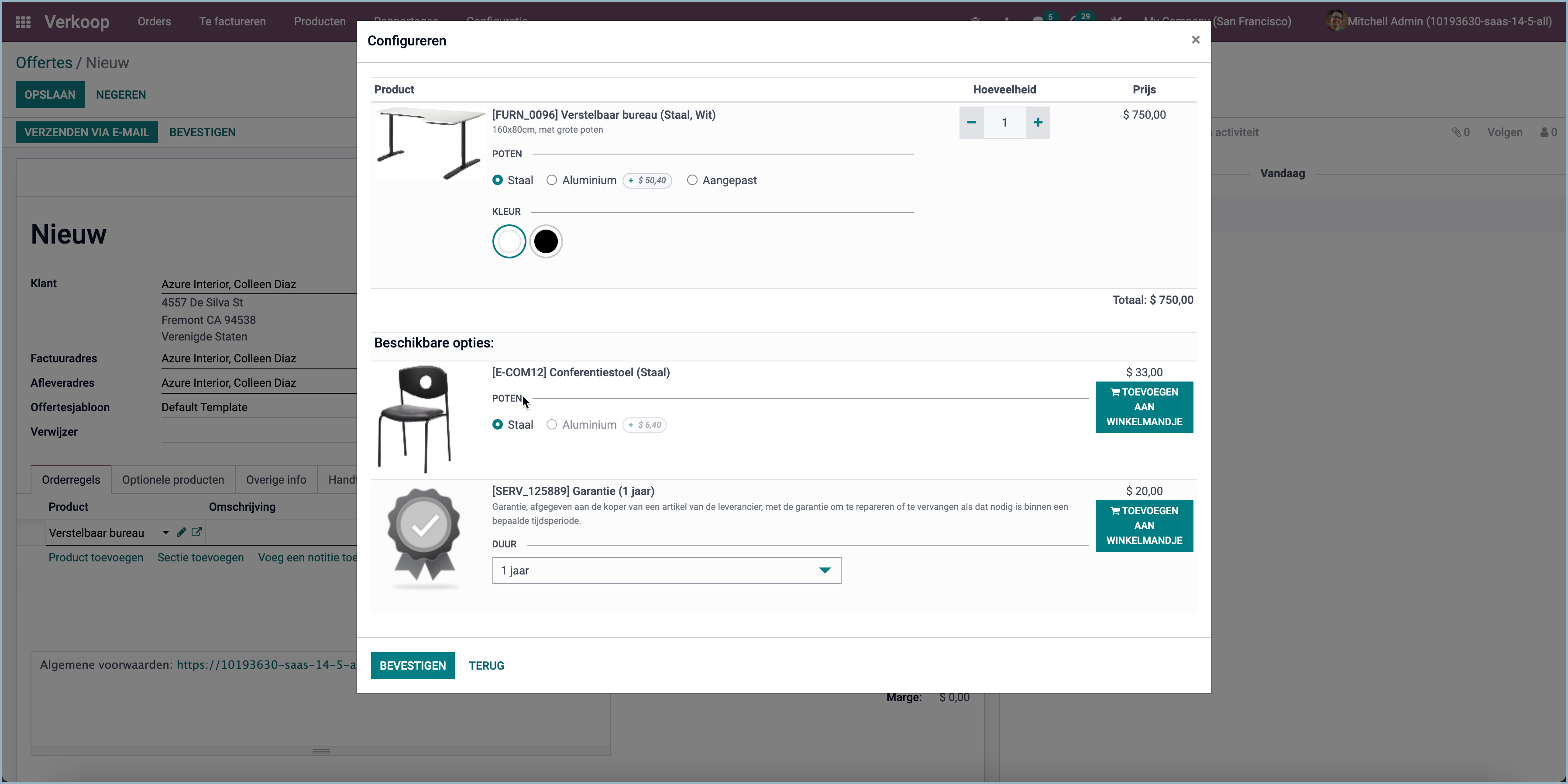 Odoo Add optional products - Odoo Experts