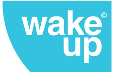 WakeUp logo - WakeUp is een referentie van Odoo Experts.