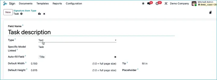 Slimmere documenten met Odoo Sign