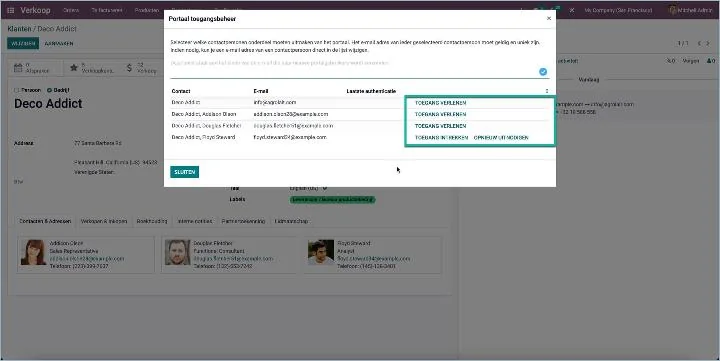 Odoo - Nodig je klanten uit voor het Odoo portaal
