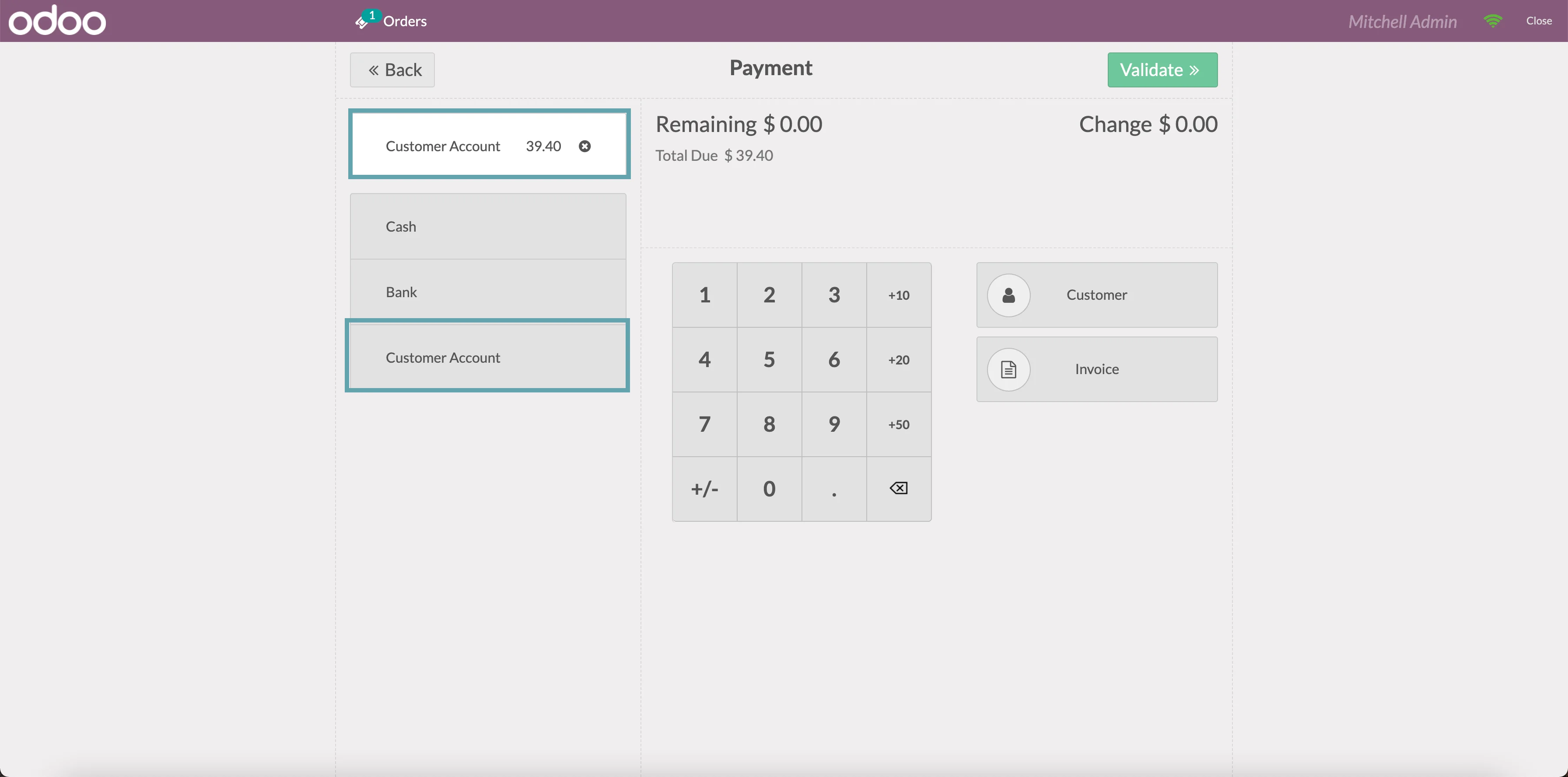 Odoo - Laat klanten kopen op rekening