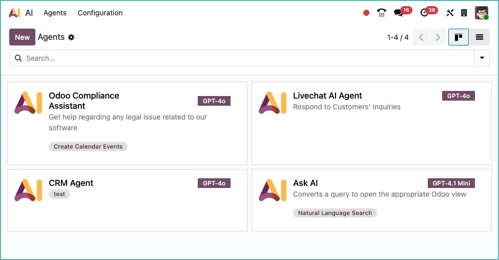 Odoo AI functionaliteit